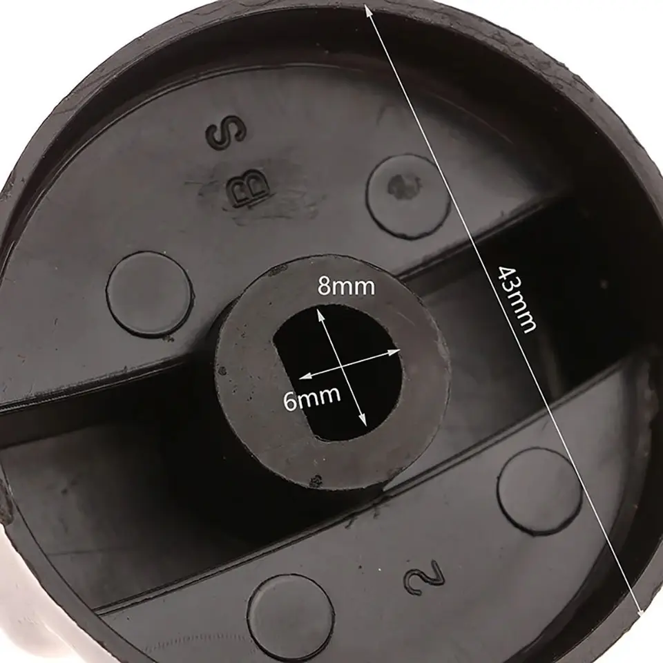 6 Pièces Boutons Four Cuisinière, Cuisinière à Gaz Boutons, Bouton