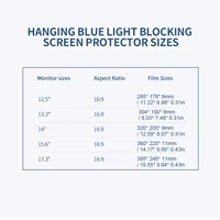 Laptop Screen Protector Hanging Blue Light Film Blocking Anti-UV High-transmittance for Laptop with 16:9 Aspect Ratio - Image 6