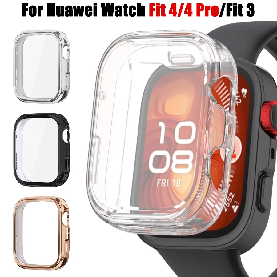 Durable TPU Full-Cover Screen Protector Case for Huawei Watch Fit Series