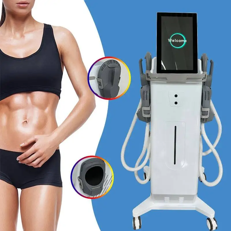 

High Tesla Stimulator EMS Fitness Abdominal Muscle and Abdominal Muscle Lift Hip Fat Removal Weight Loss and Shaping Machine