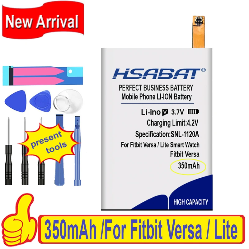 Versa Lite Battery Top Brand 100% New 350mAh~400mAh 332327 Battery