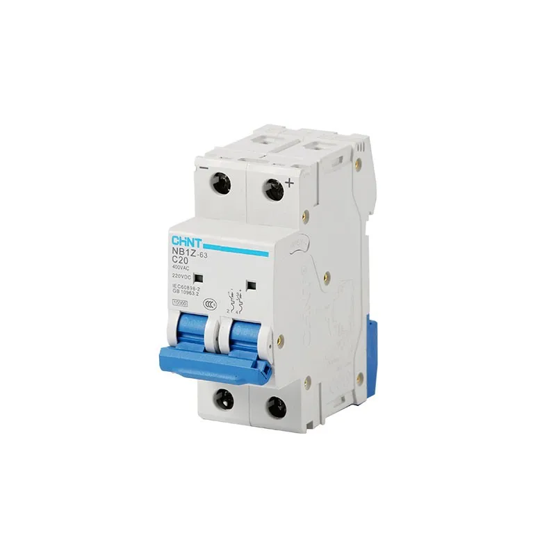 

CHINT NB1Z-63 2P DC220V автоматический выключатель 400VAC 6KA Solar DC MCB