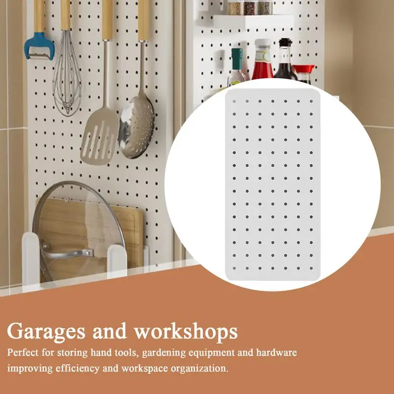 Pegboards Wall Storage Peg Board Walls Display No Punching Save Space Pegboards Display Panels For Garage Workshop