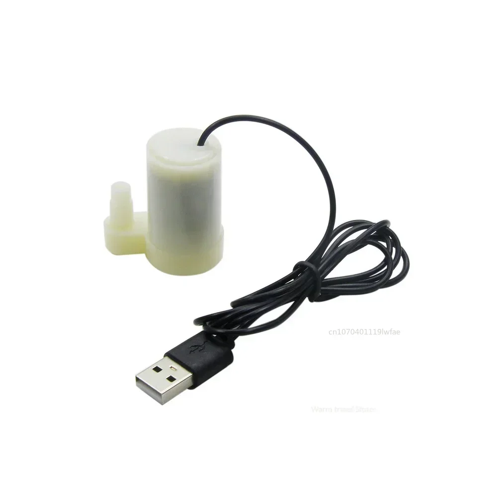 Water Pump DC 5V USB Brushless Portable Submersible Hydroponic Fish Tank Circulating Water Craft Fountain