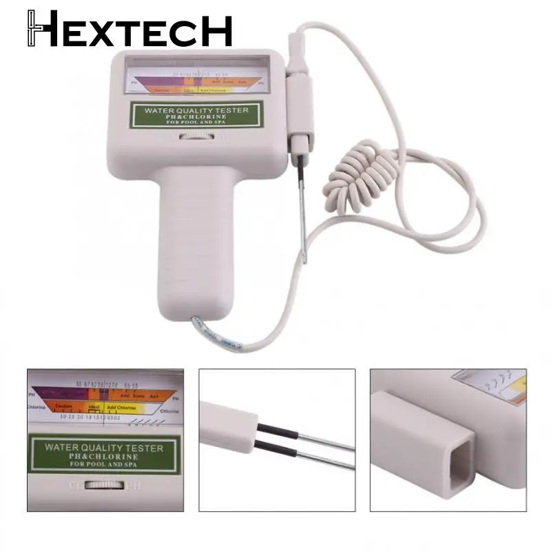 

1PC Portable pH Tester Chlorine Meter Swimming Pool Spa Water Quality Monitor Checker