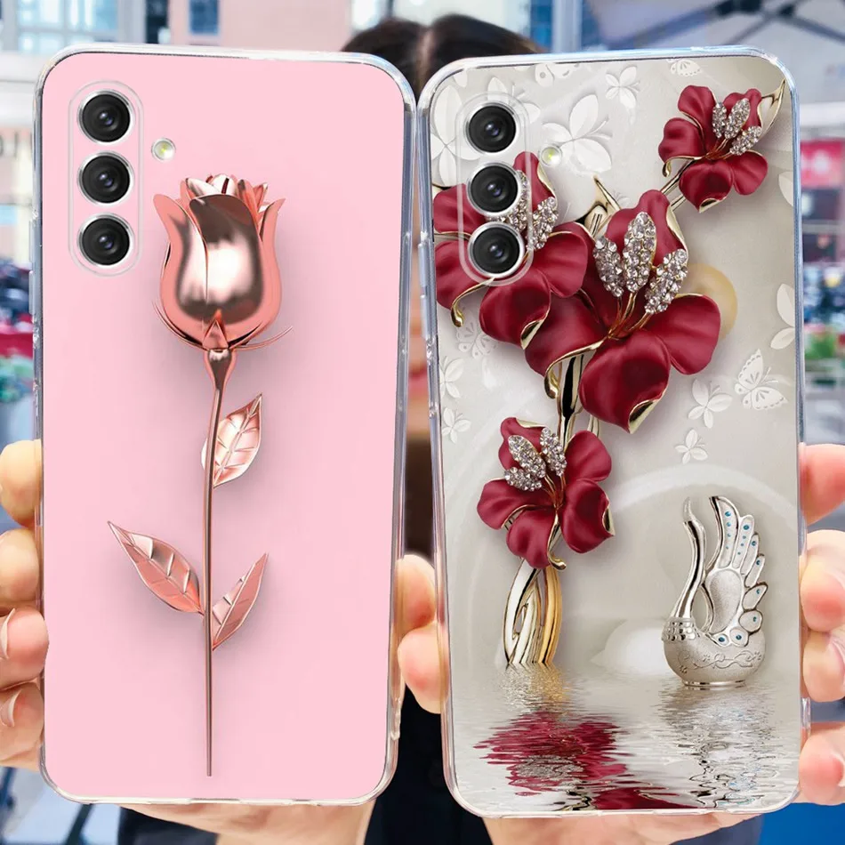 Per Samsung Galaxy A14 5G Custodia Samsung A14 4G Elegante Stampa Morbida Cover In Silicone Tpu Per Samsung A14 A 14 Sm-A146B A145F