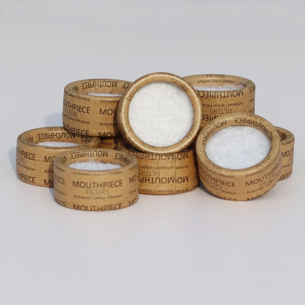 Replaceable Activated Carbon Mouthpiece Filter Cotton For Tobacco Silicone Mouth Funnel Mouthtip Filter