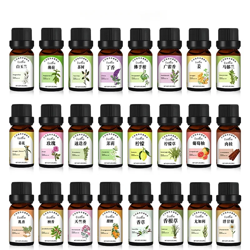 10ml Fragrance Oil for Candle Making Lavender Jasmine Peppermint Lemon Tea Diffuser Essential Oils Diy Scents Soap Candle Making