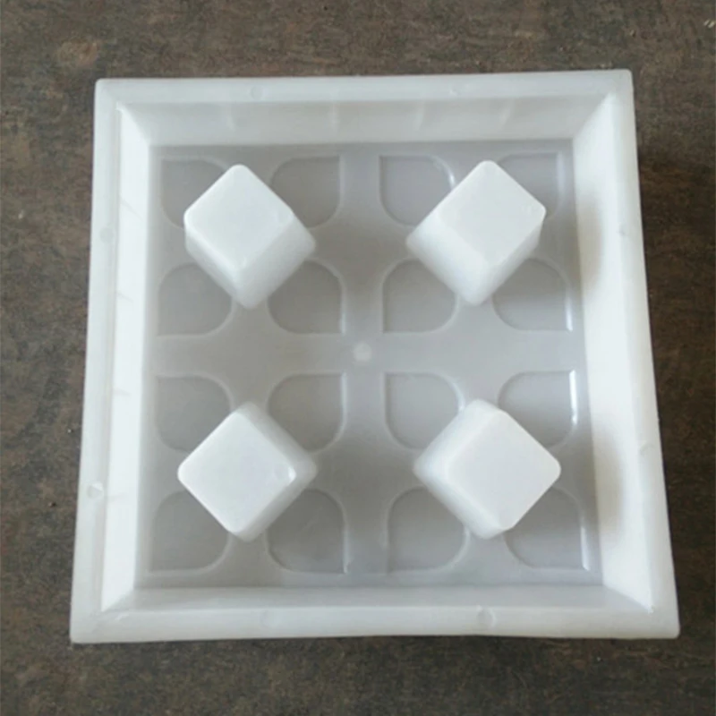 Four Hole Lawn Brick Parking Lot Grass Planting Brick Color Square Lawn Outdoor Color Plastic Mold