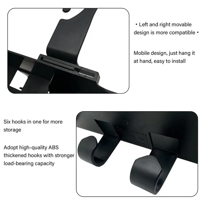 Backseat Car Organizer With Cup Holders Car Seat Storage Box Multifunctional Organizer With Cup Holder Headrest