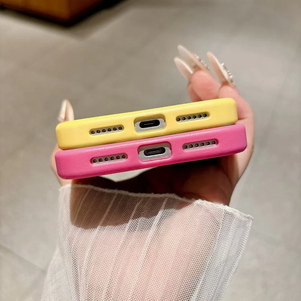 Vibrant Color Block Shockproof Phone Case with Magnetic Charging Compatibility