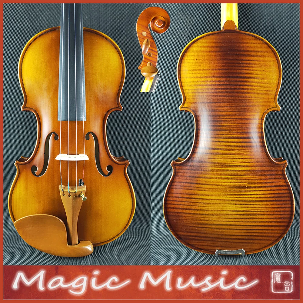 Nice Flame Student Violin 4/4 Stradivarius Violine Low Price Musical
