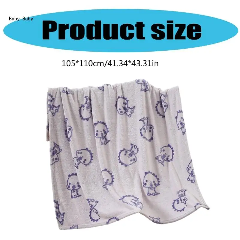 Receiving Blanket Pram Blanket Breathable Towel Pram Swaddles Wrap Baby Quilt Q81A