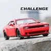 1:36 Dodge Challenger SRT Demon Sports Car Alloy Diecast Car Model Toy With Pull Back For Kids Gifts Toy Collection A141 1