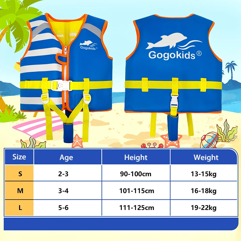 Swimming Life Vests for Children with Adjustable Seat Belt Lightweight for Kayaking Swimming Boating Skiing Drifting Life Jacket