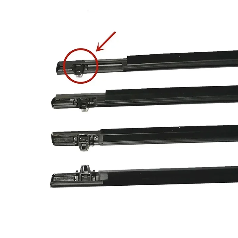 Car Door Window Glass Rubber Weatherstrips 4Pcs Waterproof Sealing Strip Fit For Honda Fit 2009-2014 Replacement Car Accessories