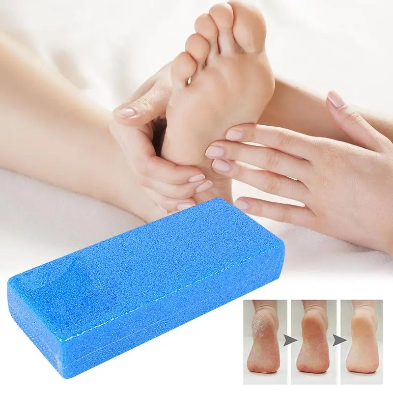 

1Pc Foot Rubbing Stone universal PU solid foot scrubber stone double-sided design tool For Dead Skin Pedicure Foot Spa bathtub