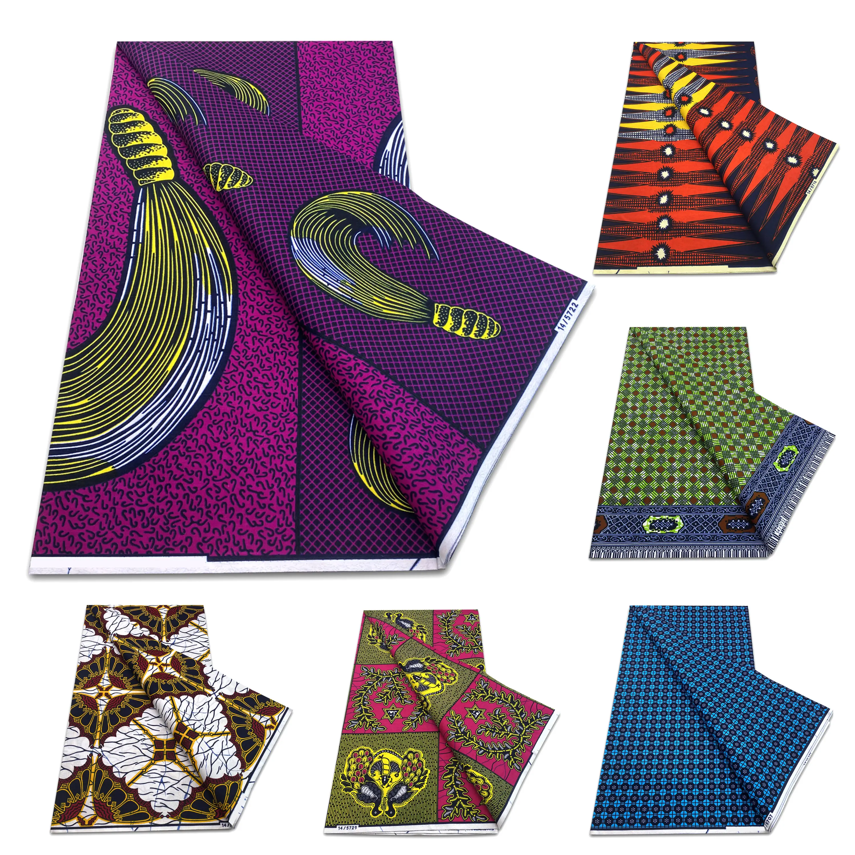 sewing African Wax fabric Ankara wax fabric Real Wax Prints 100%Cotton Ankara Nigeria Ghana fashion african wax fabric