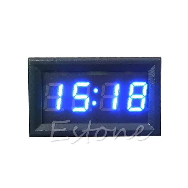 Universal 12V/24V Digital Display Car Vehicle Dashboard Clock Watch with Date for Time Calendar Display H9EE 4