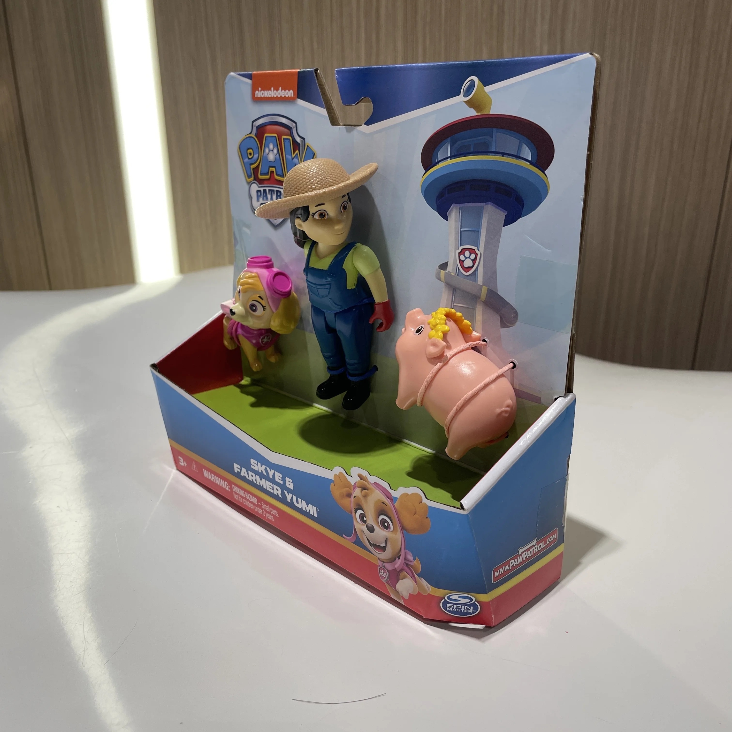 100% genuino Paw Patrol capitán turbo Mayor Goodway Chickaletta Humdinger Danny Yumi conjunto de figuras de acción niños