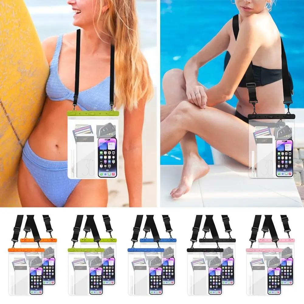 

Водонепроницаемая сумка для плавания из ПВХ, портативное водонепроницаемое оборудование, водонепроницаемая сумка для сотового телефона, водонепроницаемая сумка через плечо для спорта на открытом воздухе