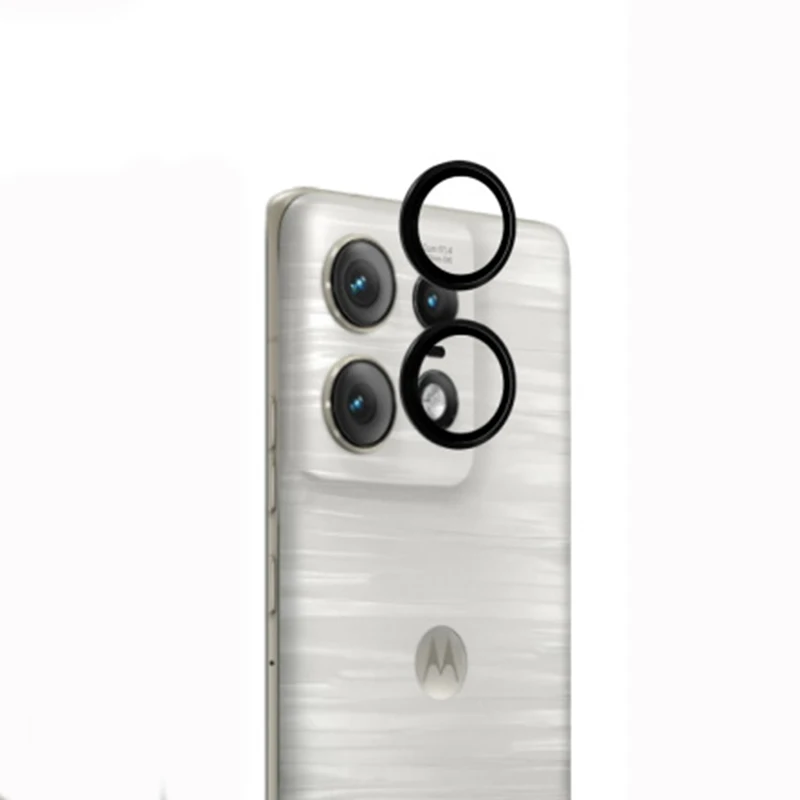 Rear Camera Lens Protector with Metal Ring and Film Glass