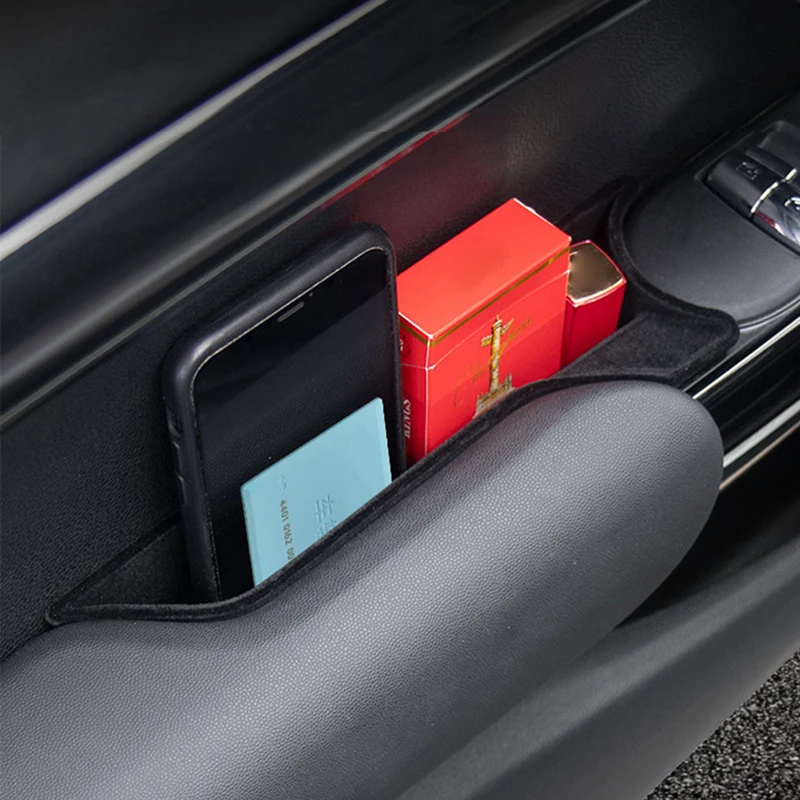 Car Styling Door Side Storage Box Door Handle Armrest Tray