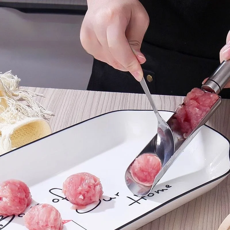 GIANXI Meatball Machine Cooking Homemade Tools Hot Pot Tofu Ball Mold Fish Ball Meatball Rice Making Kitchen Gadgets