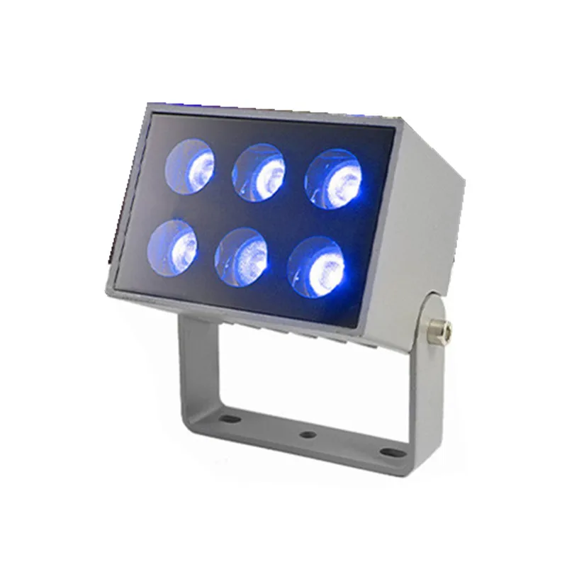Outdoor Waterproof LED Wall Washer Engineering Lighting Strong Light Remote Beam Exterior Wall Spotlight Landscape Lights 6w 4w