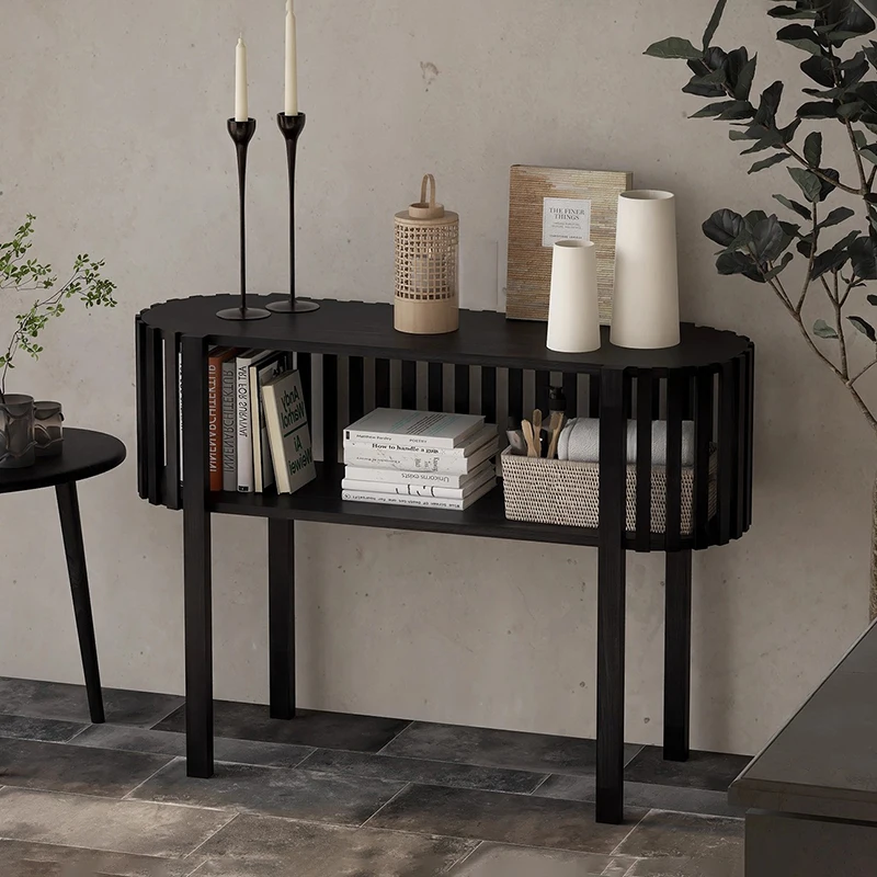 Tavoli consolle da ingresso Wabi Sabi Design minimalista Soggiorno Consolle portaoggetti Tavoli rustici semplici Mesa Consola Mobili per la casa