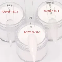 1oz Soft White Clear Acrylic Powder For French Extension Carving Manicure Nail Art Home Salon Transparent Nail Acrylic Powder 1