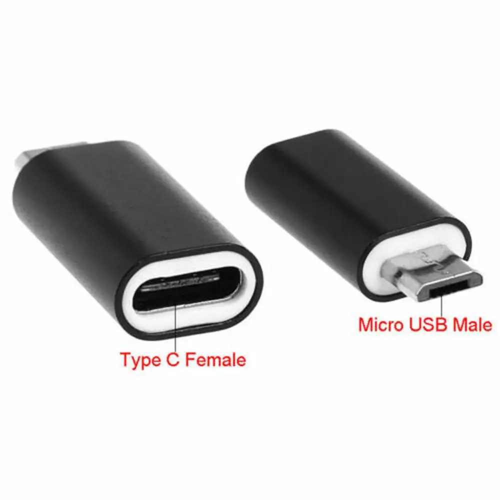 vice versa Verblinding Mondstuk Micro Usb Adapter Usb 3.1 Type C Female To Micro Usb Male Adapter Cable  Converter Connector Usb-c - Mobile Phone Adapters & Converters - AliExpress