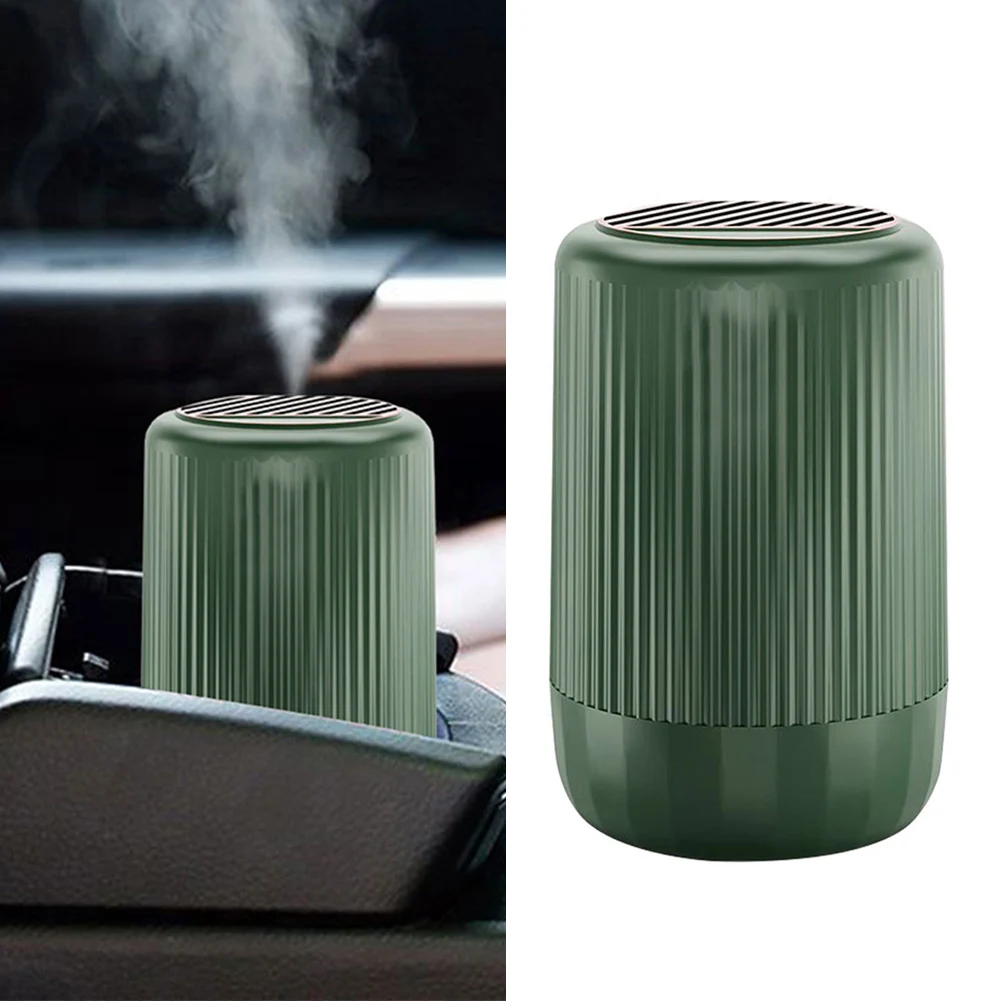 

1x Car Microwave Molecular Deicing Instrument Essential Oil Diffuser Heater Solid Deicing Cup Dark Green Interior Accessories