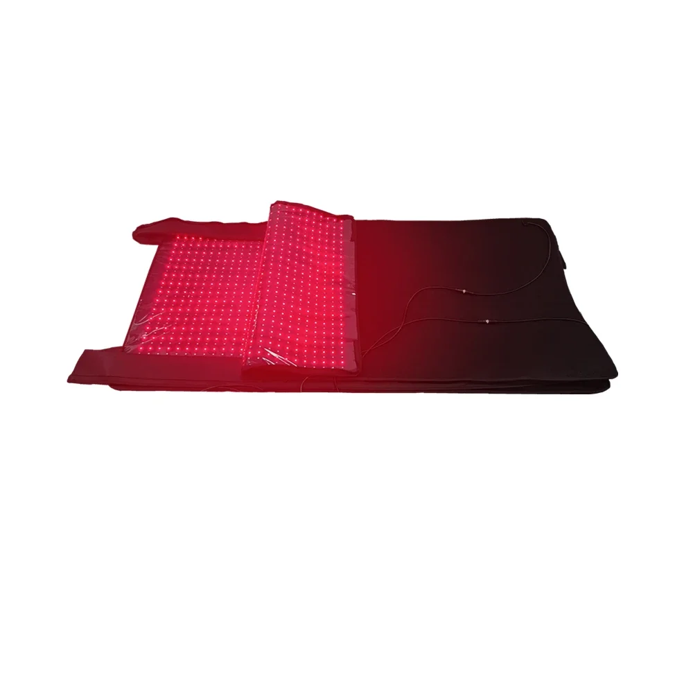 Large Size 35 inch x 69 inch Pain Relief 660nm 850nm Red Near Infrared Lamp 300w PDT Red Light Therapy Full Body Sauna Blanket