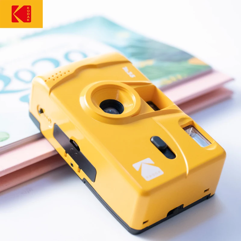 

Kodak M35 Film Roll Camera Reused Flash Retro Creative Birthday Gift Mini Toy Camera Multicolor