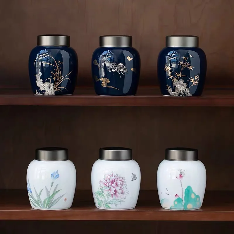 Ashes Urns for Cat Urns,Pet Urns for Cat Ashes,Cat Ashes Animal Ashe Pet Cremation Urn (Blue Clivia)