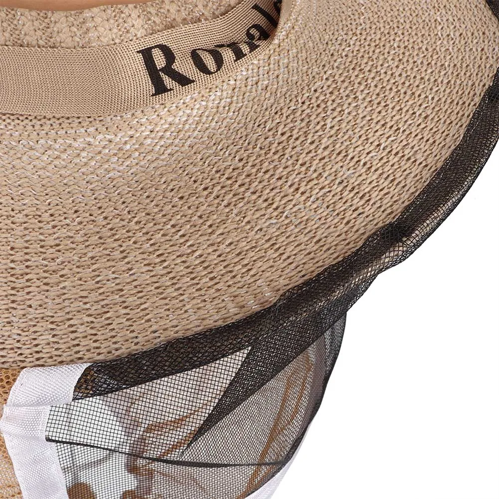 Beekeeping Clothing Beekeeper Cowboy Hat Breathable Fireproof Beekeeping Veil Face Head Protector