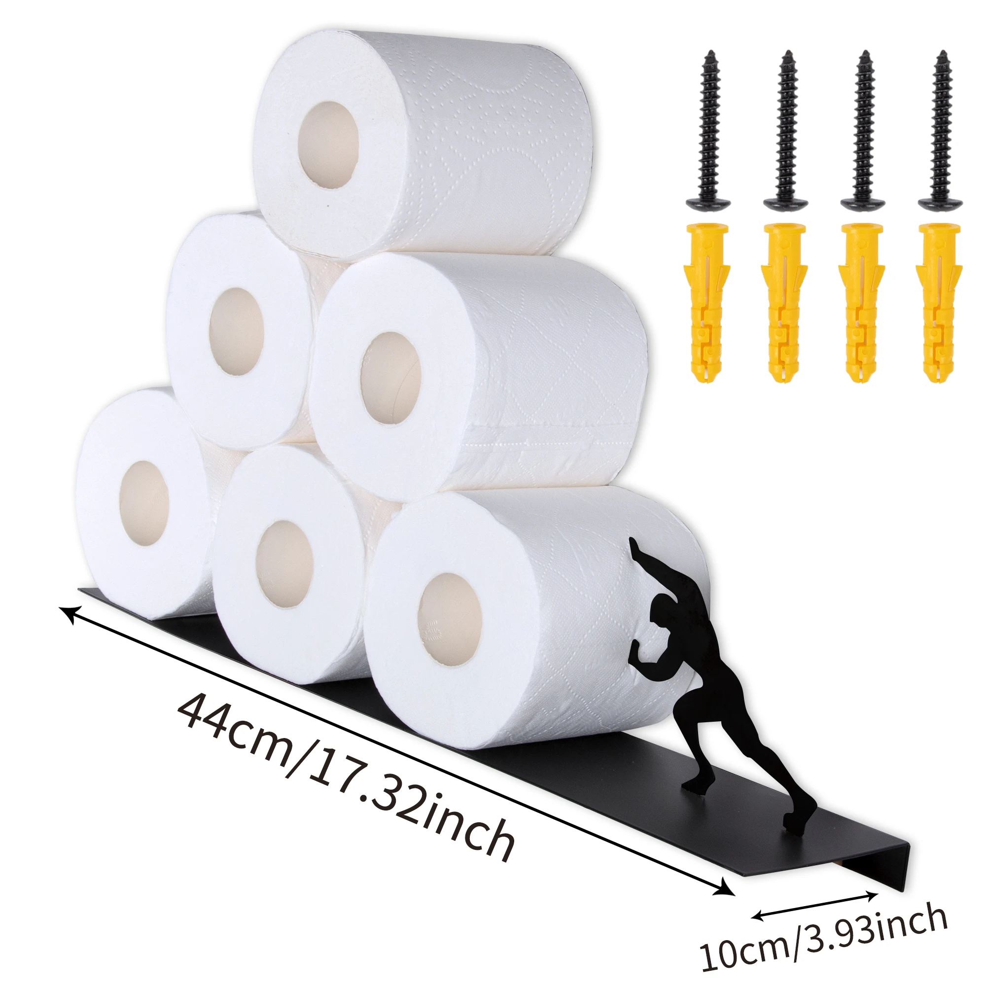 Toilet paper holder stand Tissue Holder Wall Mounted Storage Stand Stainless Steel Hercules Towel Roll Storage Bathroom items paper towel holder toilet paper rack toilet paper holder toilet roll holder tissue holder