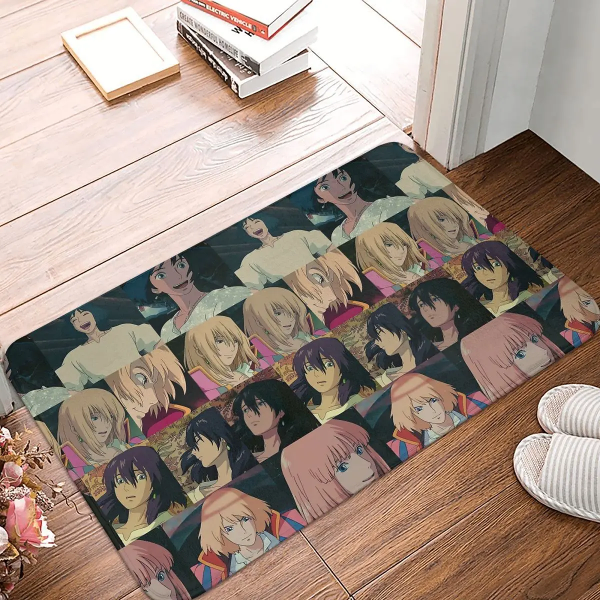 

Howl Doormat Rug carpet Mat Footpad Bath mat Non-slip toilet Balcony Parlor durable Washable