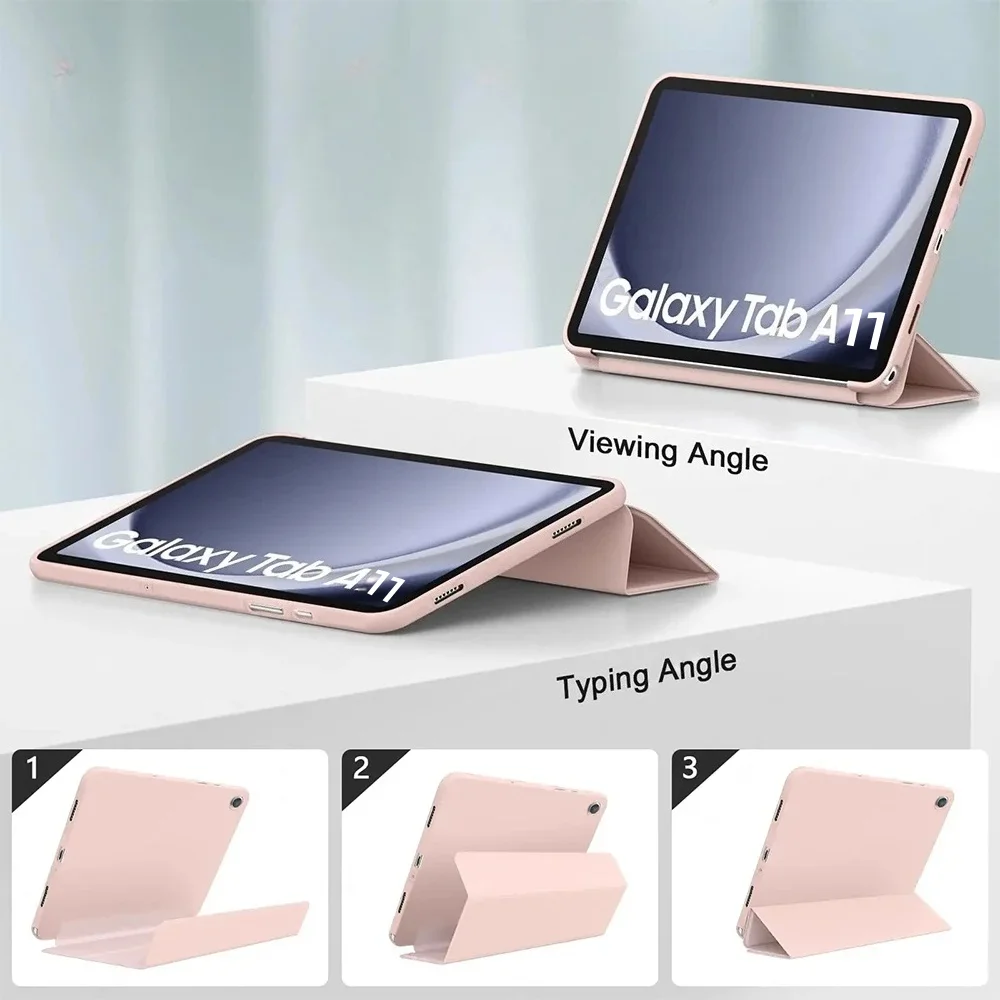 Shockproof TPU Silicone Tablet Case with Auto Wake/Sleep Feature