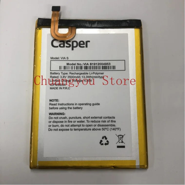 

for Casper VIA S S1912004953 battery 3.85V 3500MAH 1ICP4/65/84