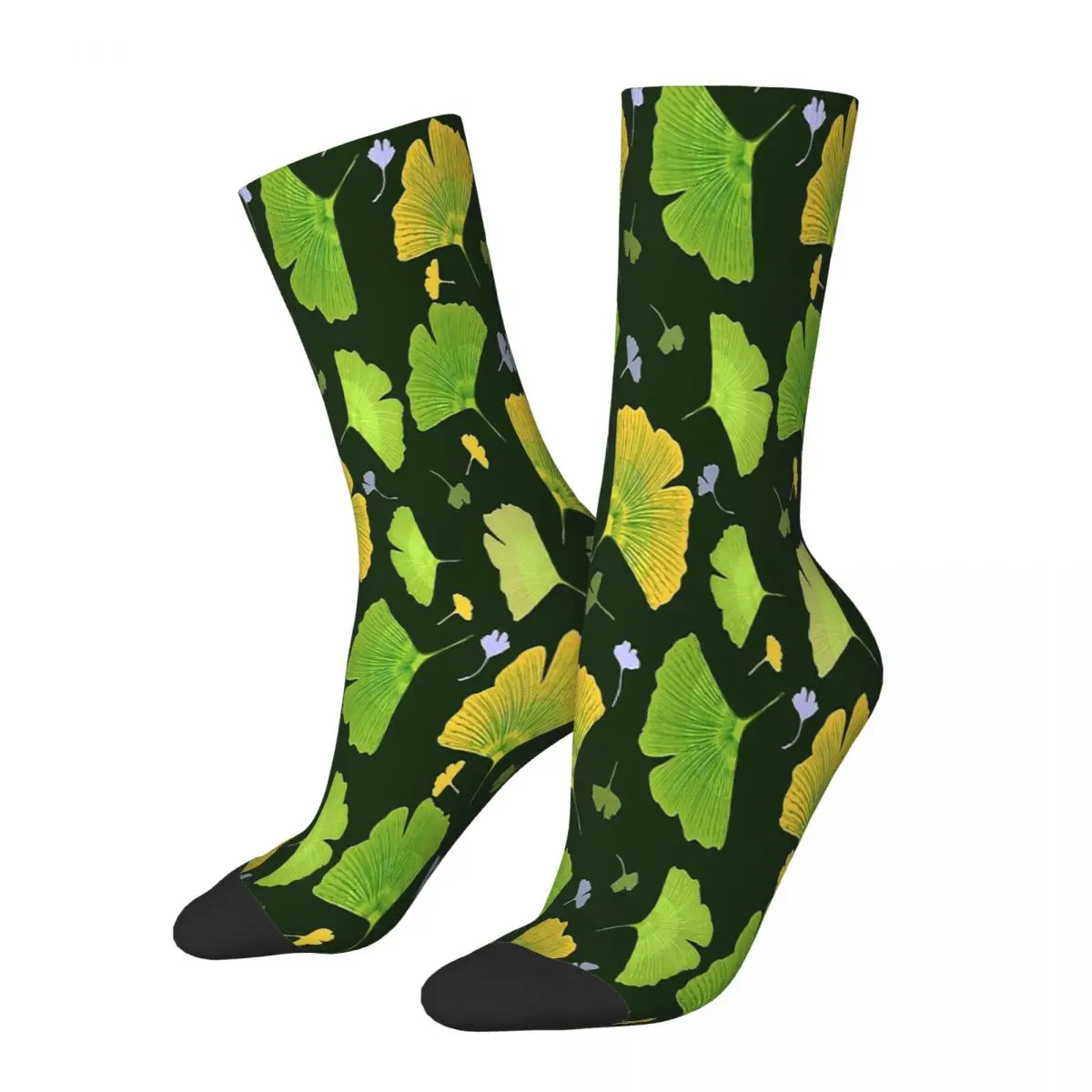 

Dance Of The Leaves Of Ginkgo Socks Male Mens Women Spring Stockings Printed