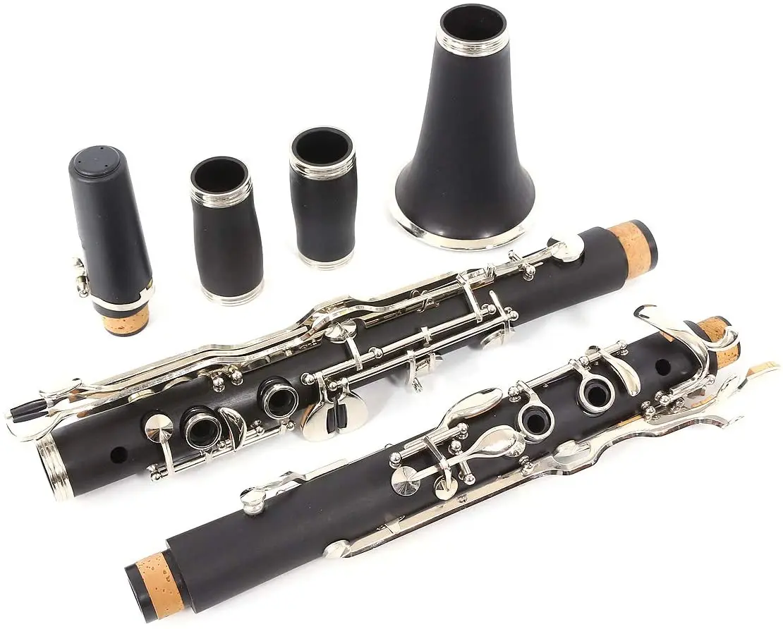 Professional Clarinet Eb Key Clarinet E flat Good Ebonite wood Case