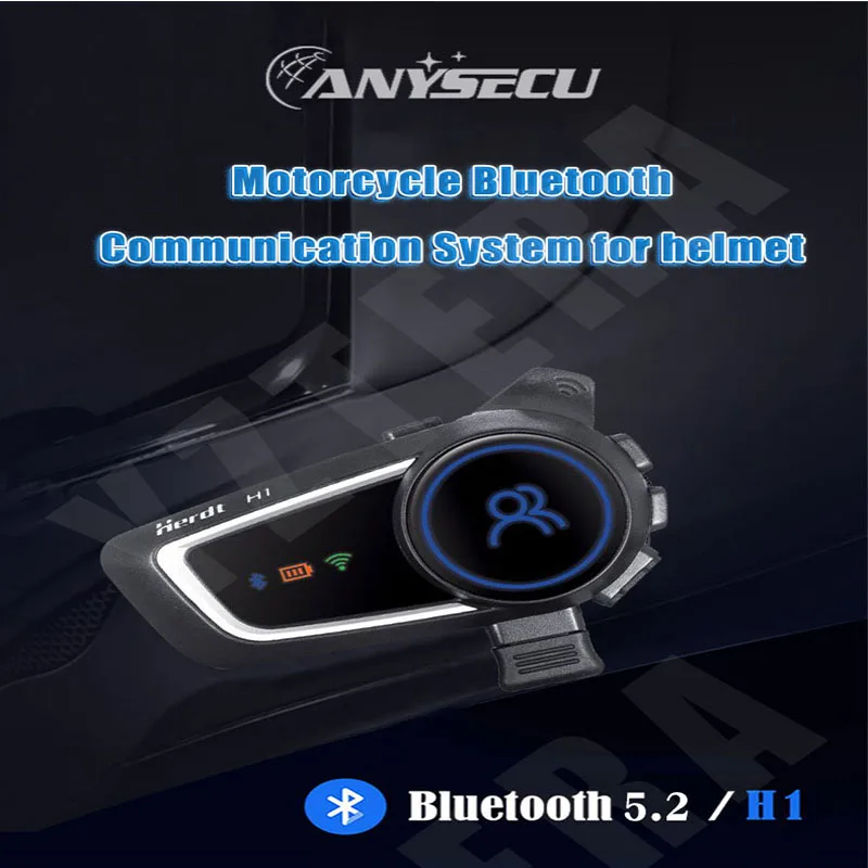 

H1 мотоциклетный шлем Bluetooth гарнитура совместима с системой Android POC Интерком платформа Realptt/Zello SIRI функция пробуждения