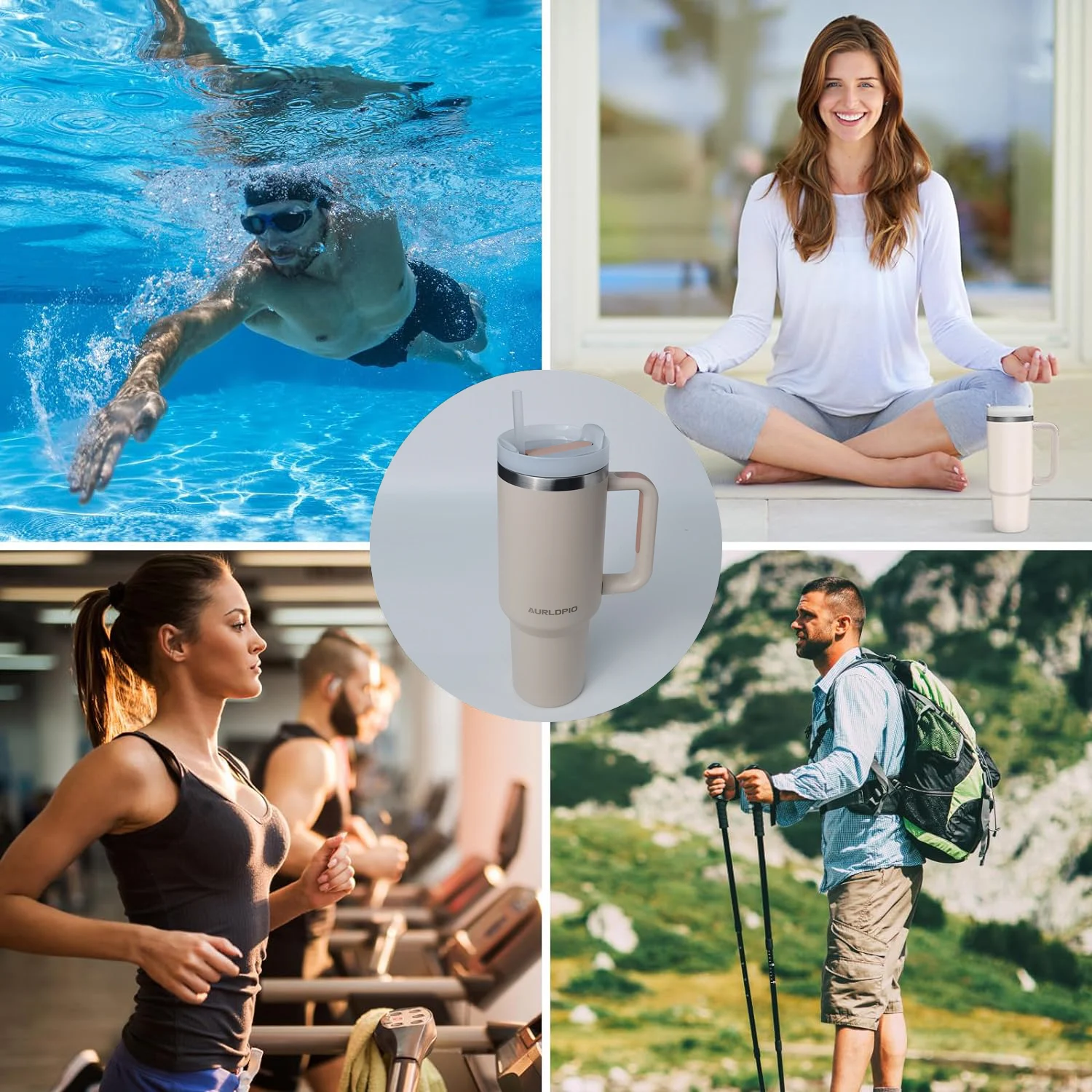 Description Picture 3 of item40oz Stainless Steel Thermal Mug Large Capacity Insulated Coffee Cup Office Home Water Bottle Travel Car Tumbler New Year Gifts