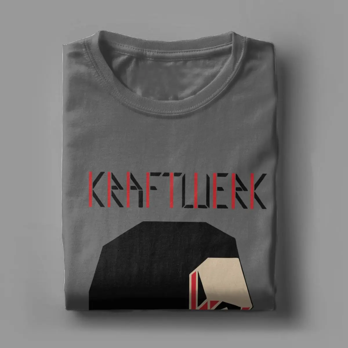 Kraftwerk Men T Shirts Unique Tee Shirt Short Sleeve Round Collar T-Shirts Pure Cotton Summer Clothing