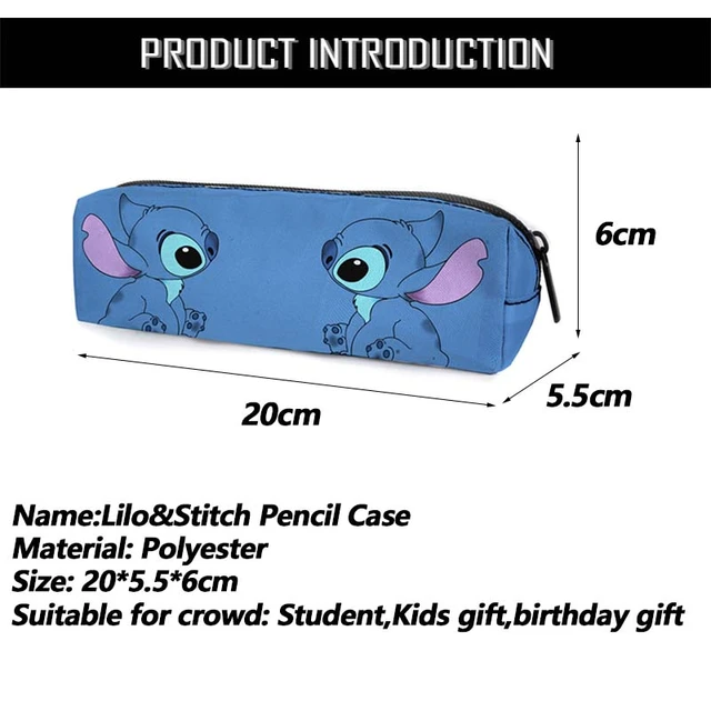 New Anime Stitch Pencil Kawaii Lilo & Stitch Pencil With Eraser Cartoon  Mickey Frozen Princess Stationery Student Gifts - AliExpress