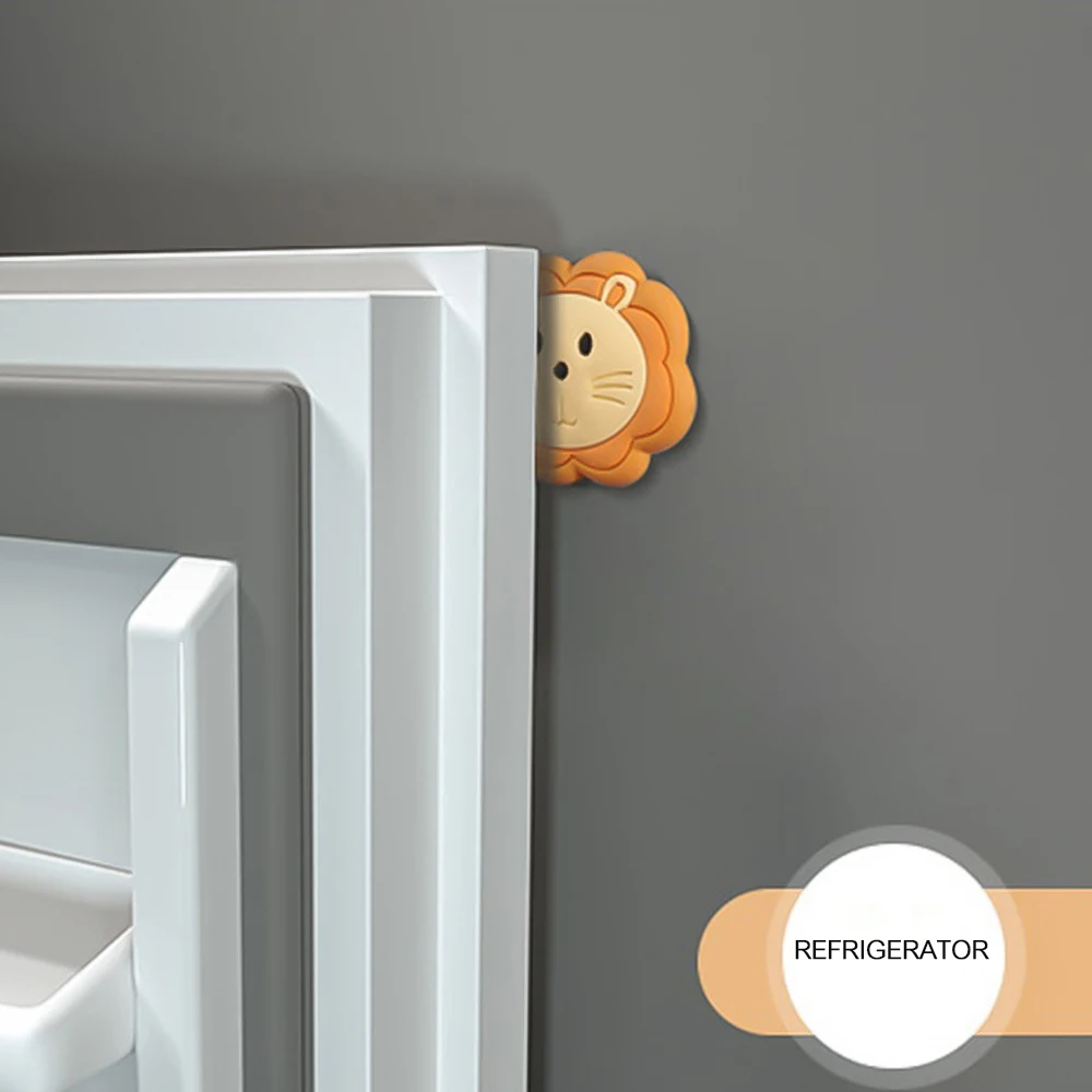 Cartoon Door Stopper Silicone Handle Bumpers Self-adhesive Wall Protector Mute Anti-Shock Stickers Wall Mat for Home Improvement door stopper silicone door stopper door stopper bumpers