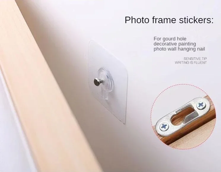 Description Picture 6 of item2/10pcs Adhesive Wall Screws Hanging Nails Wall Hook Self Adhesive No Drilling Non-Trace Hanger Wall Stickers Dropshipping