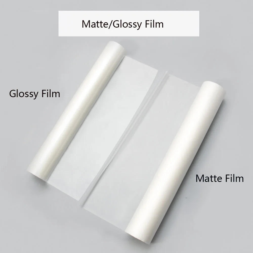 Lamination Film 1 PC 16Mic 310mmx200M 1Mil Satin Matt 1" Core Hot Laminating Films Bopp for Laminator